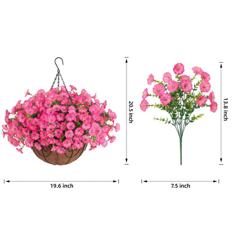 HyeFlora UV-resistant artificial flowers stay vibrant in sun and rain