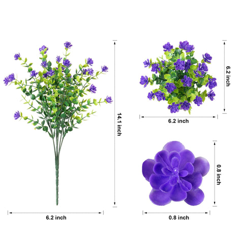 HyeFlora UV-resistant artificial plants endure sunlit outdoor spaces.