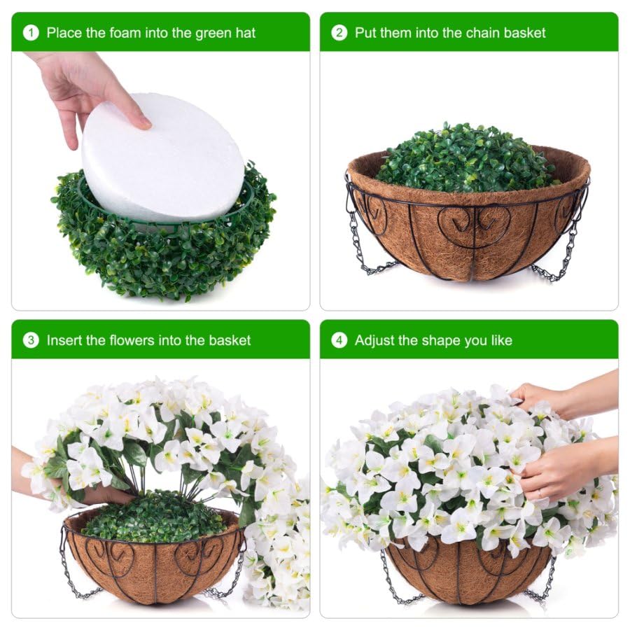 HyeFlora UV-resistant materials help maintain color outdoors.