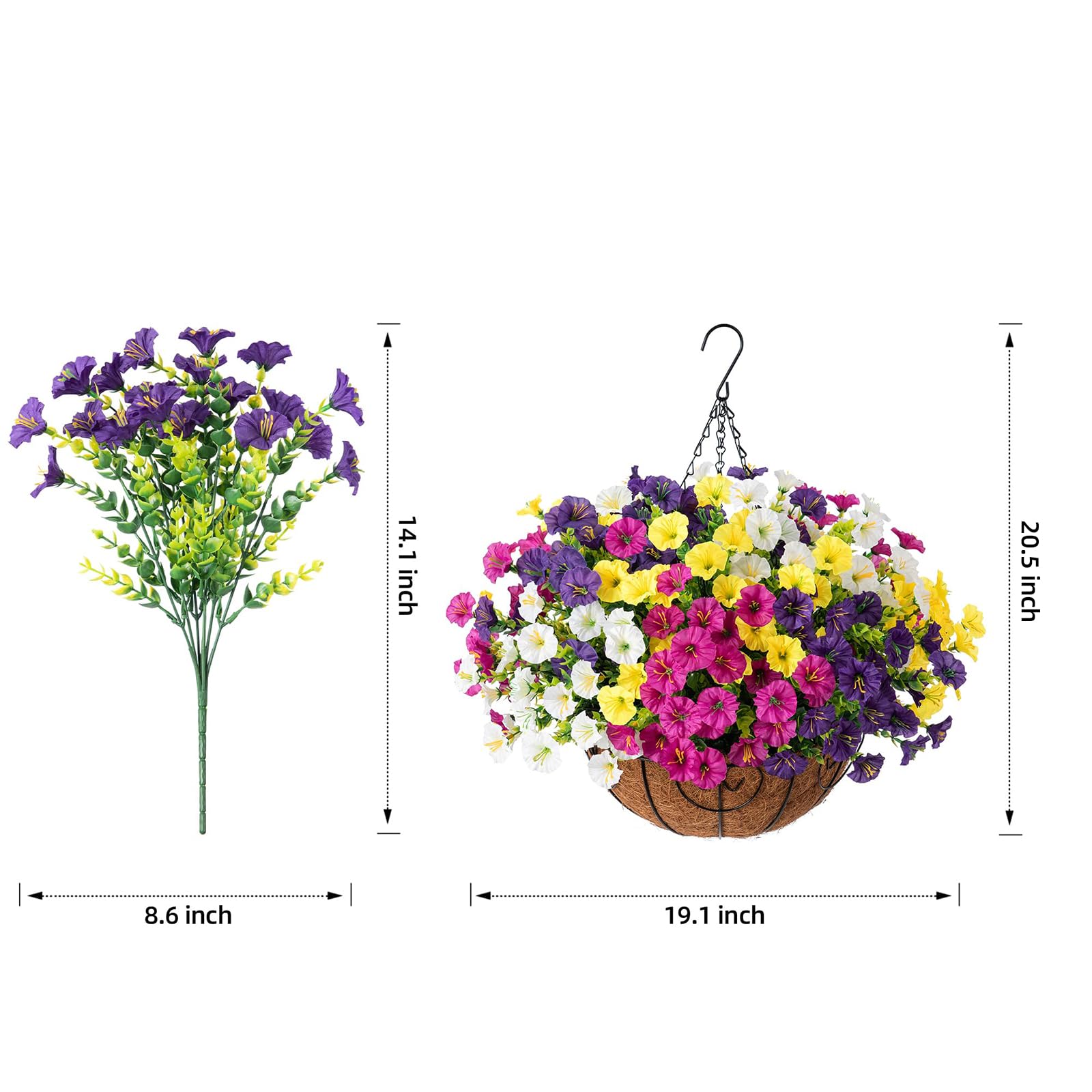 HyeFlora UV-resistant outdoor decor maintains vibrant colors