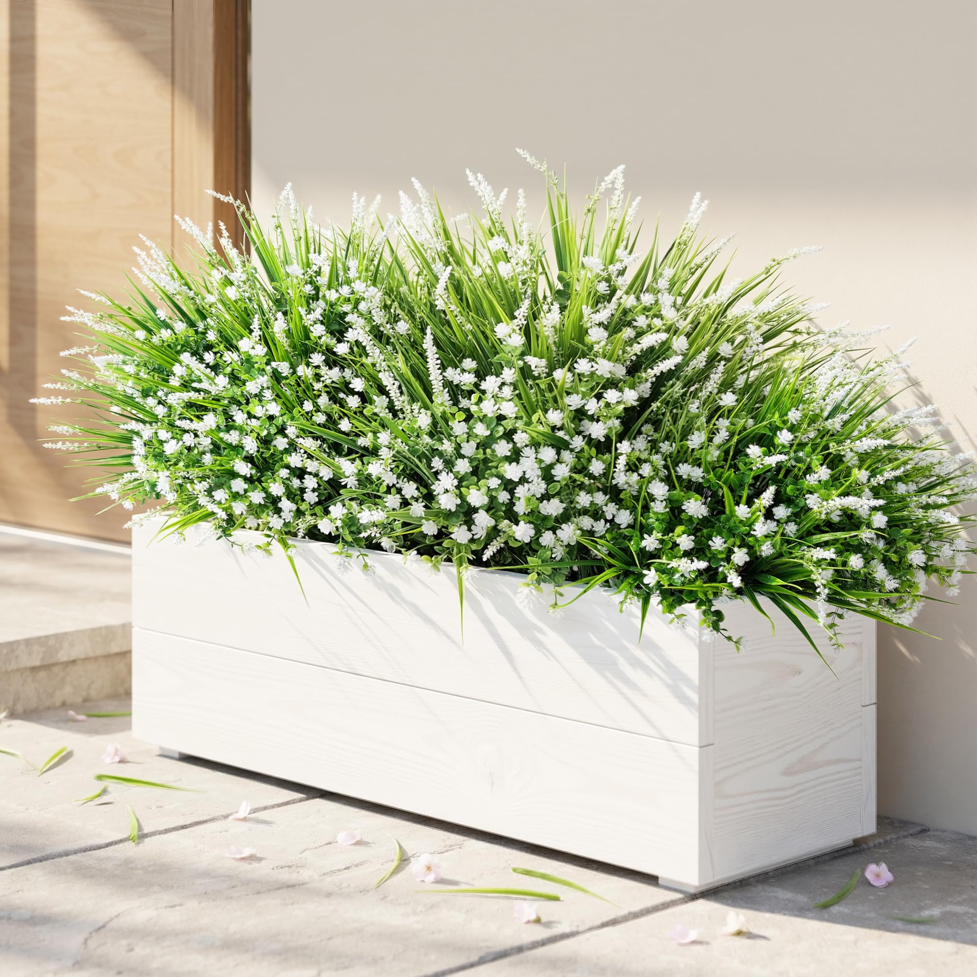 HyeFlora UV-resistant plastic plants for outdoor use