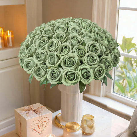 Hyeflora UV-resistant roses maintain vivid color in sunlight.