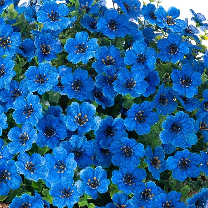 HyeFlora UV-resistant silk flowers stay vibrant all season indoors or outdoors.