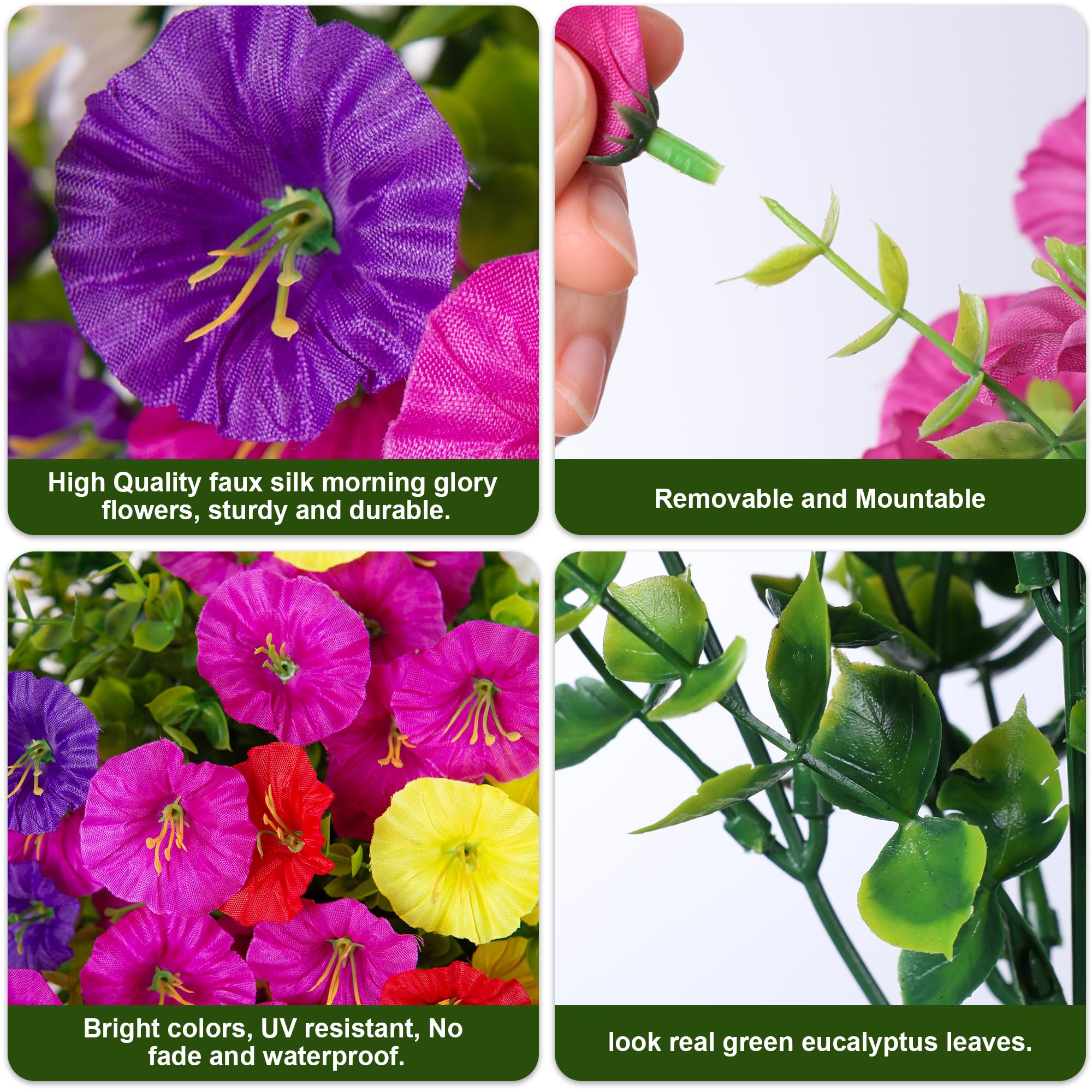 HyeFlora waterproof blooms resist rain and shine all season.