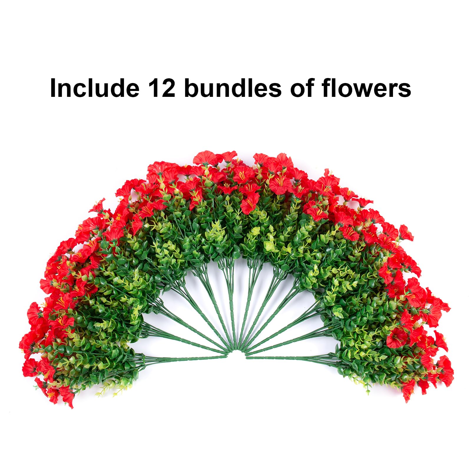 HyeFlora waterproof outdoor blossoms endure all weather without fading throughout seasons.