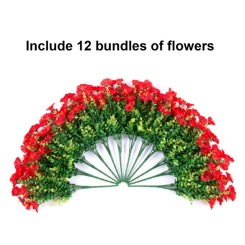 HyeFlora waterproof outdoor blossoms endure all weather without fading throughout seasons.