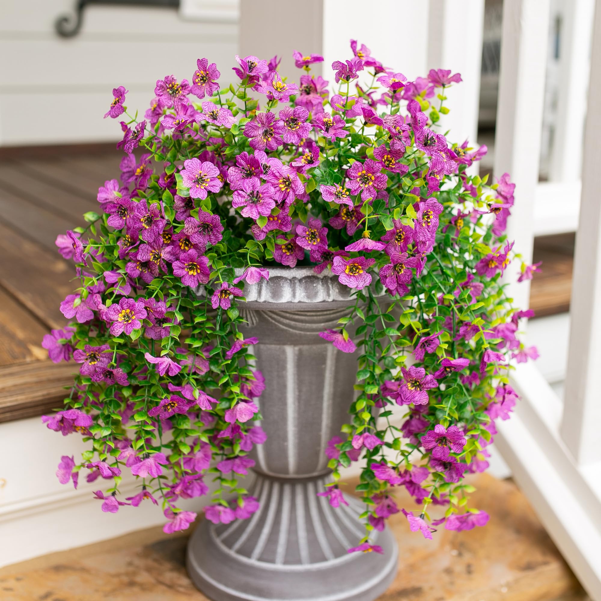 HyeFlora weatherproof outdoor flowers stay vivid through sun and rain