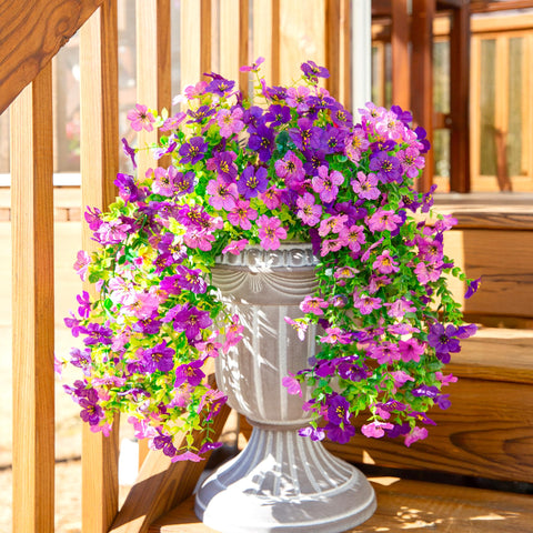 HyeFlora weatherproof hanging plants for year-round use