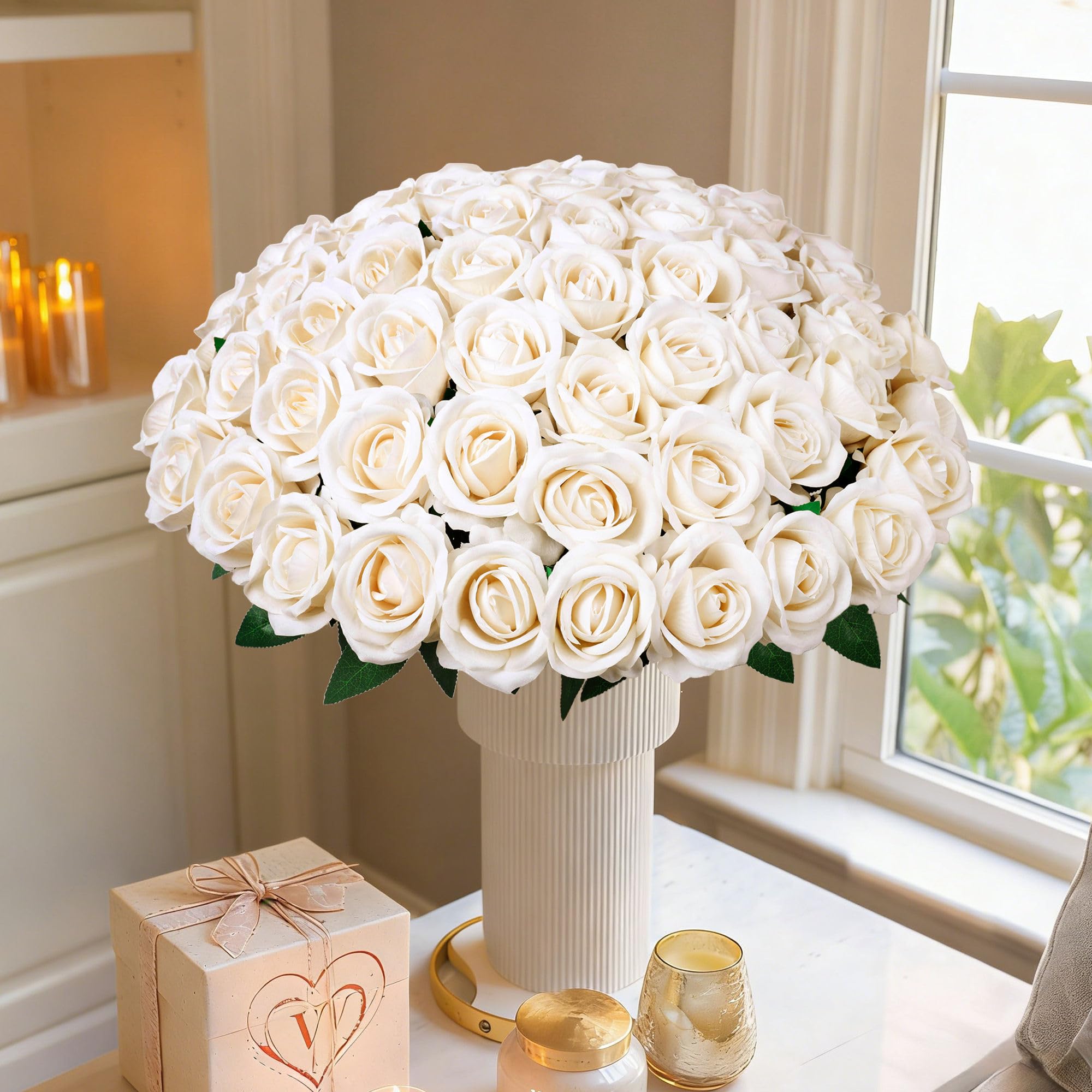HyeFlora bendable stems enable easy shaping for arrangements