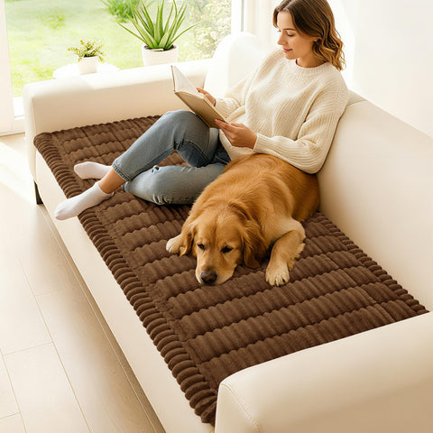 Hyha non slip bottom on sofa cover preventing movement during play