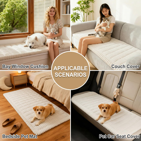Hyha machine-washable couch protector for easy cleanup after pets.