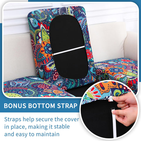 hyha outdoor cushion cover with elastic bottom ensures secure fit