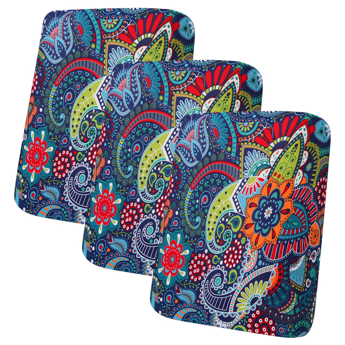 Hyha printed cushion covers with paisley floral pattern brighten the living room