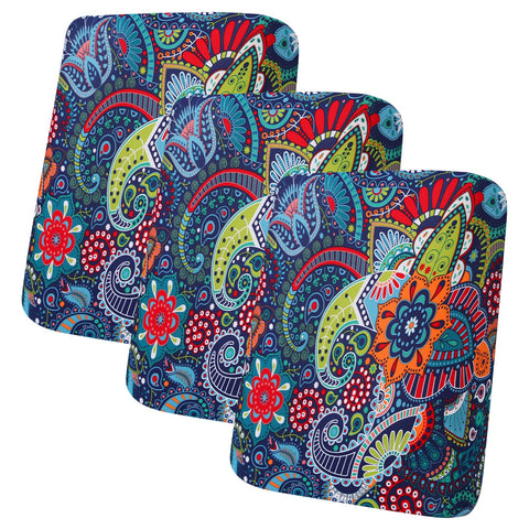 Hyha printed cushion covers with paisley floral pattern brighten the living room