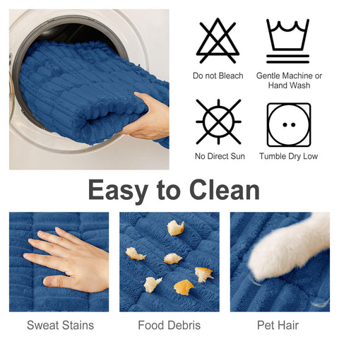 hyha shed-resistant plush fabric minimizes fur on furniture and clothes