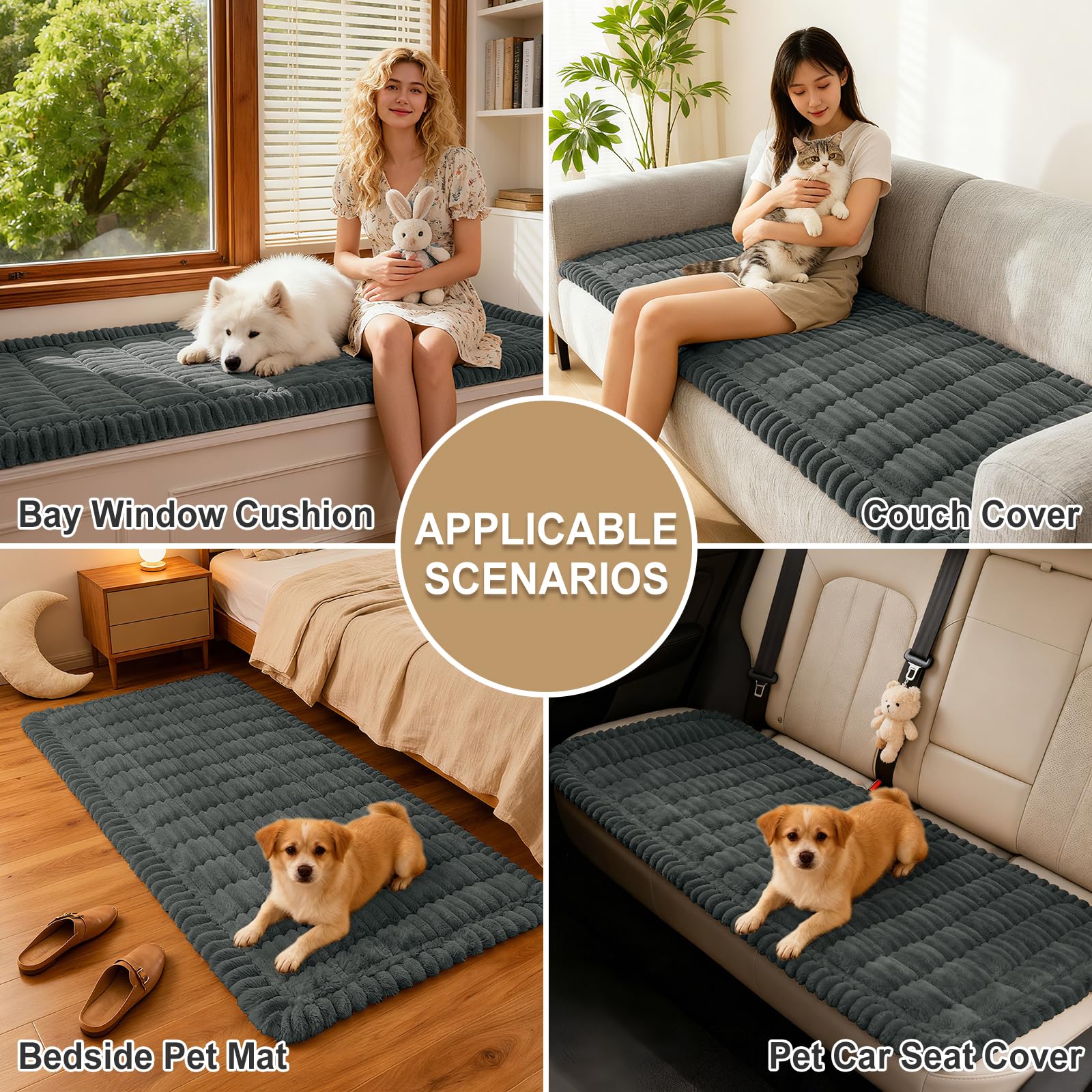 Hyha machine-washable cover cleans easily without fading or shrinking.