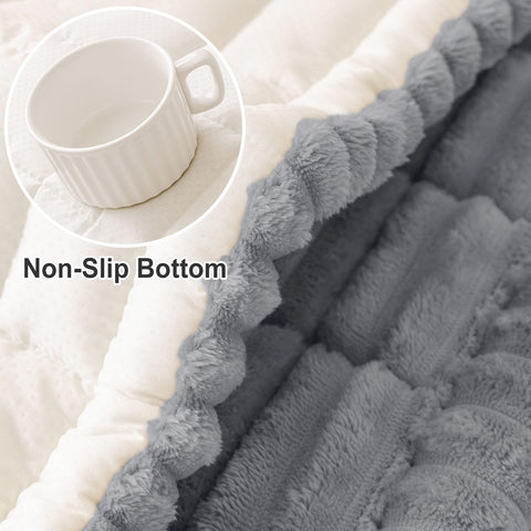 Hyha three-cushion fit on sofa demonstrates full coverage