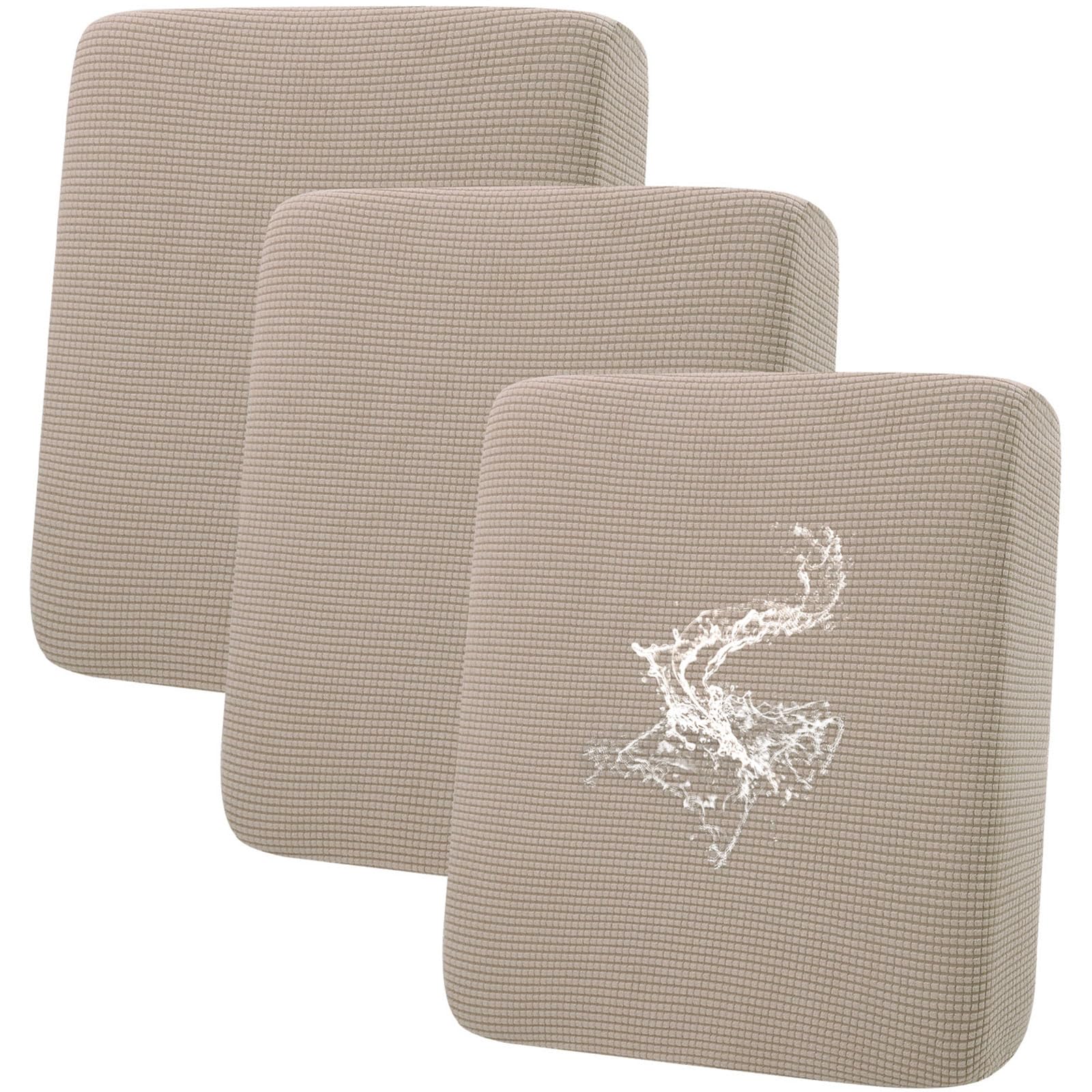 hyha waterproof couch cushion cover shields the sofa from spills and accidents.