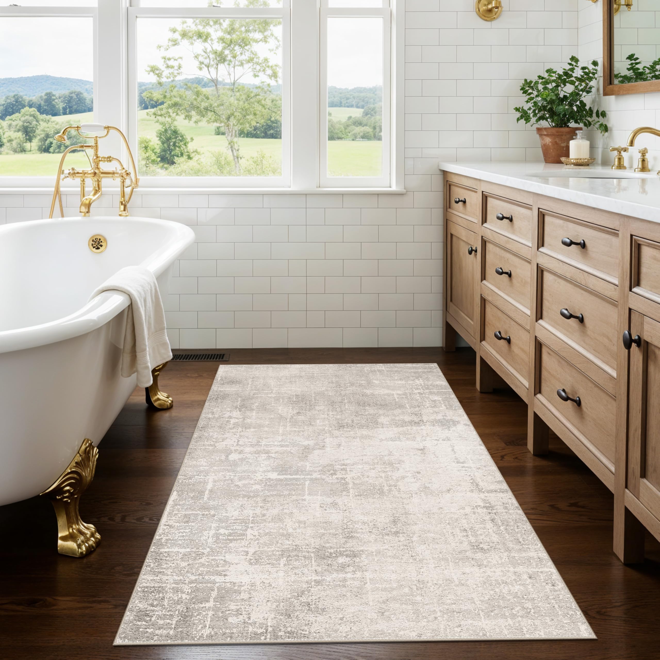 HY HAO YUN LAI stain-resistant surface helps protect floors from spills