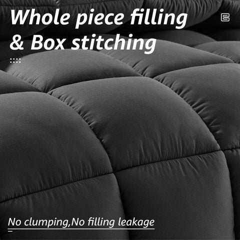 HYLEORY goose down alternative filling for lightweight warmth and even distribution.