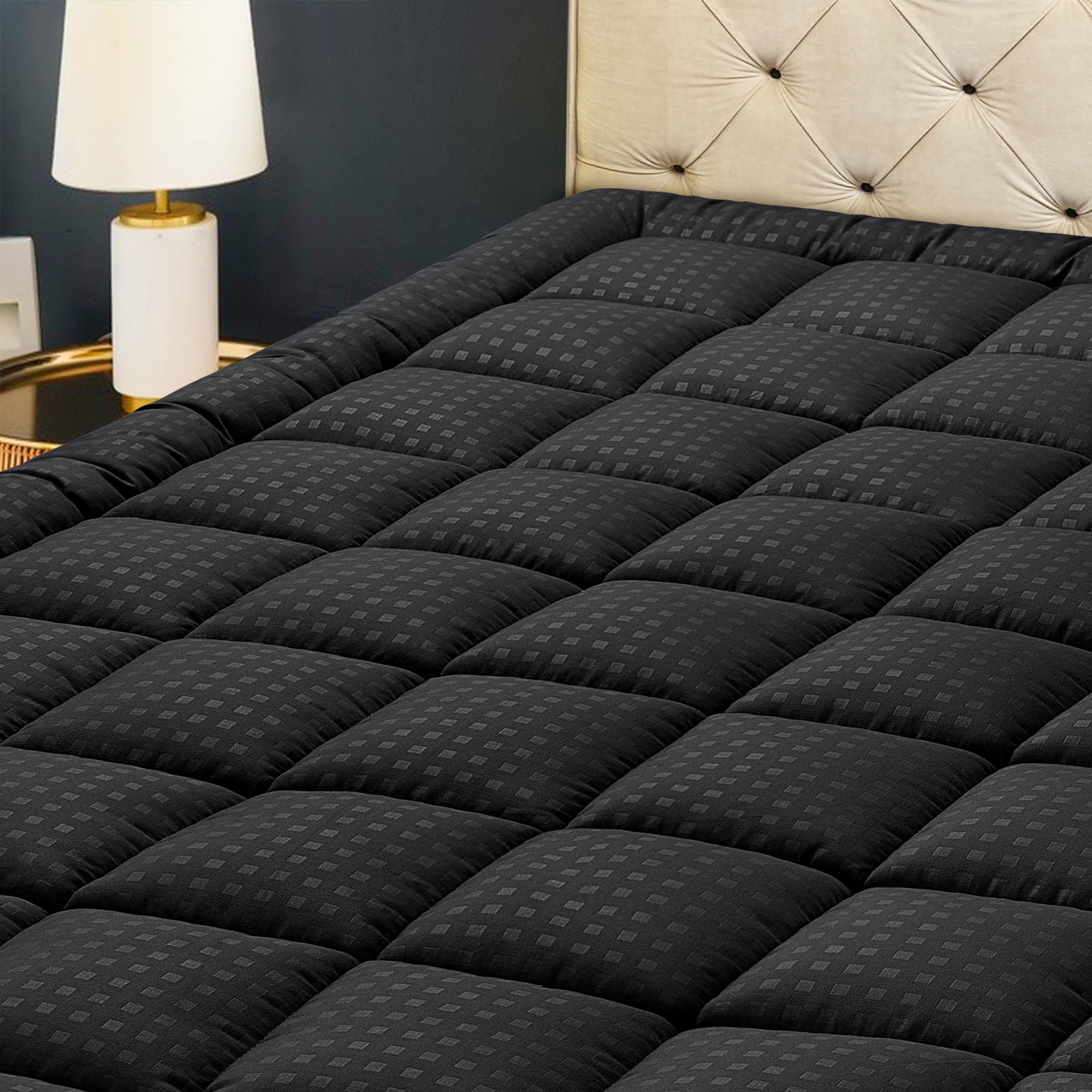 HYLEORY King Mattress Pad cooling surface for cooler, more comfortable nights