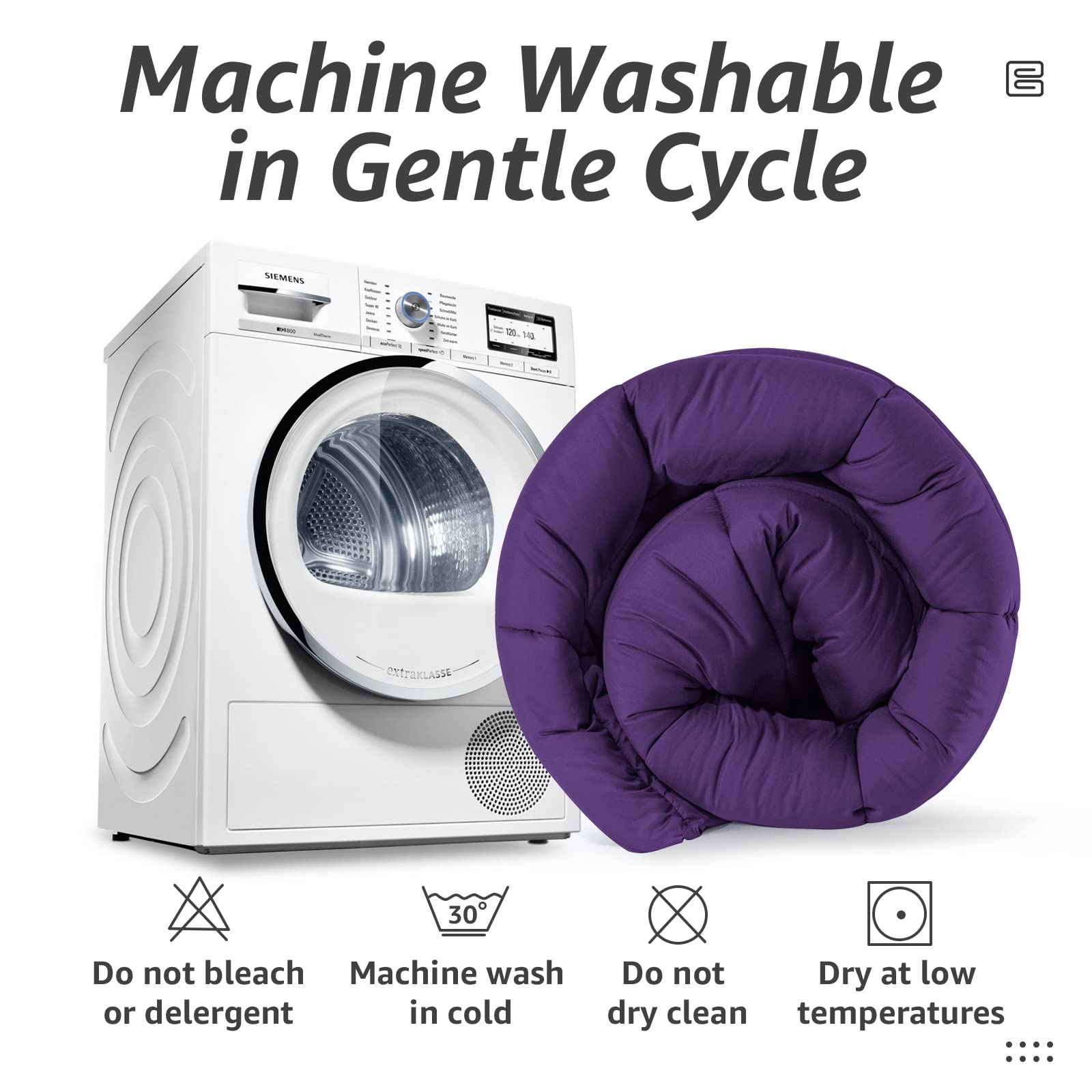 Hyleory machine washable design for easy care