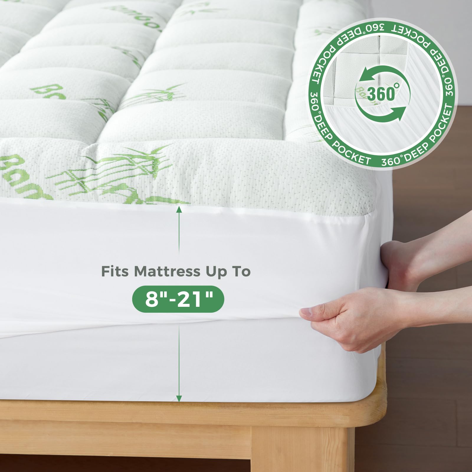 HYLEORY protective bed layer adds durable, breathable coverage