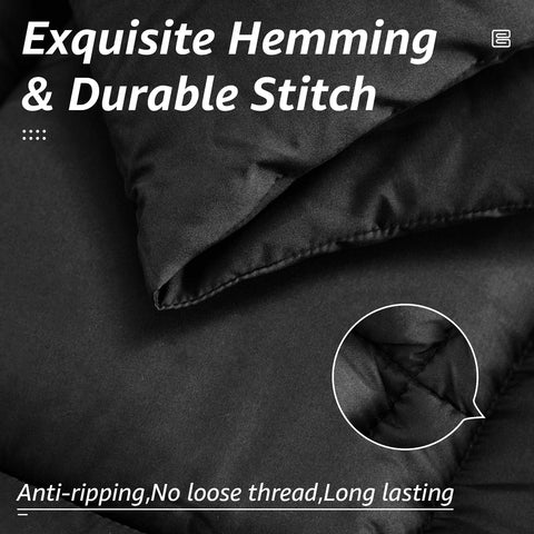 HYLEORY Queen Comforter offers all-season comfort for year-round use.