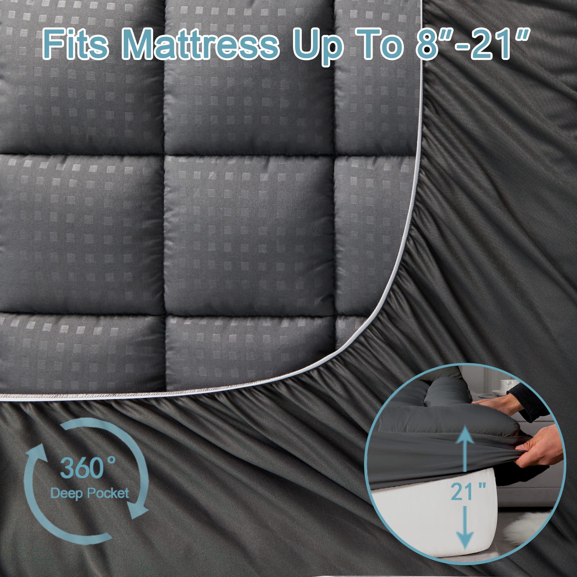 HYLEORY durable cover withstands regular machine washing and daily use.