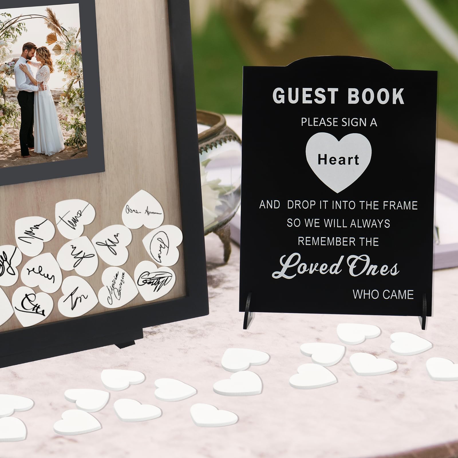 HYMENEX value-packed guest book set for weddings and celebrations.