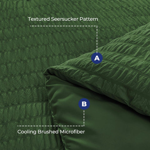 HYMOKEGE 7-piece bedding in vacuum bag for simple storage and loft refresh.