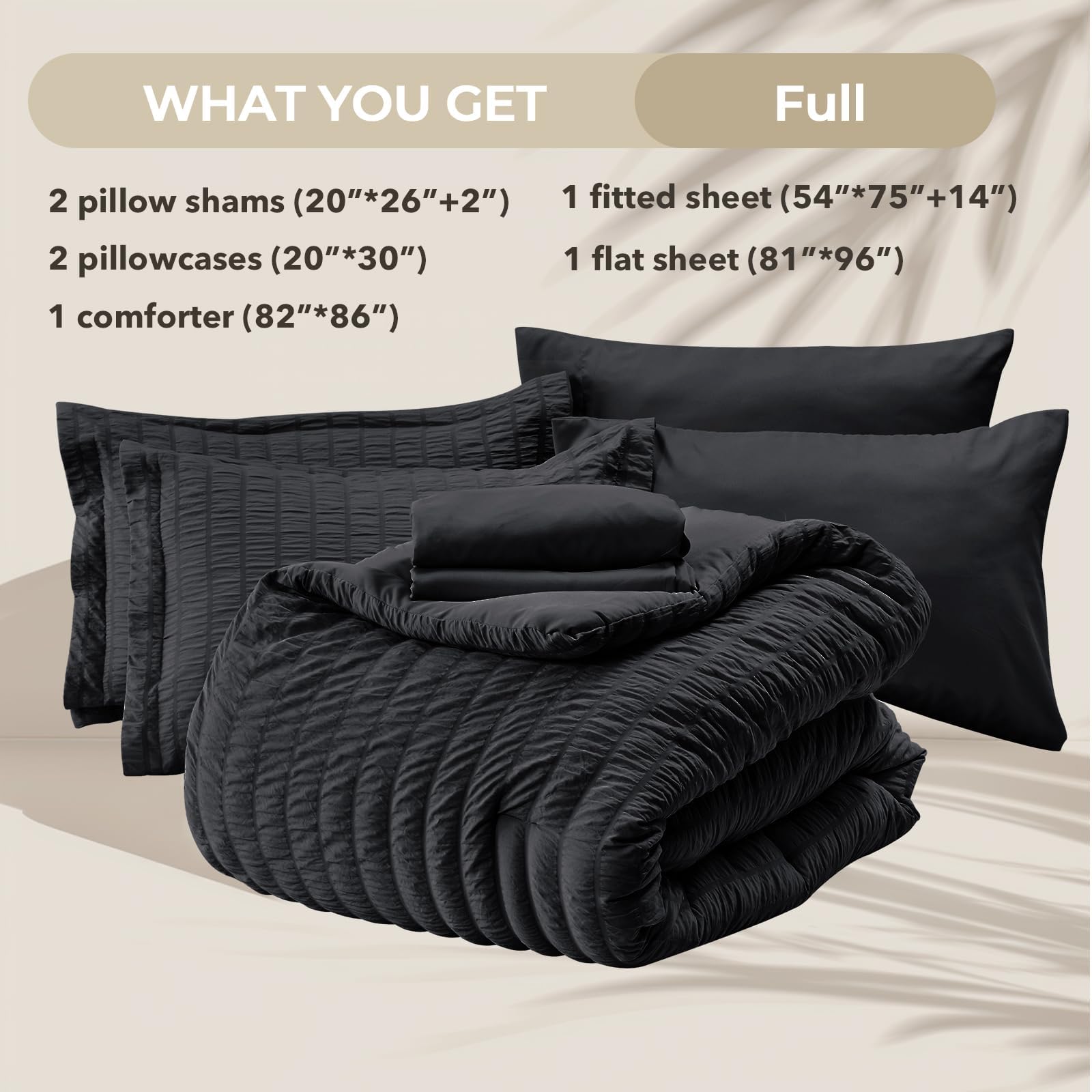 HYMOKEGE Black pillowcases 20x30, soft surfaces for comfortable sleep