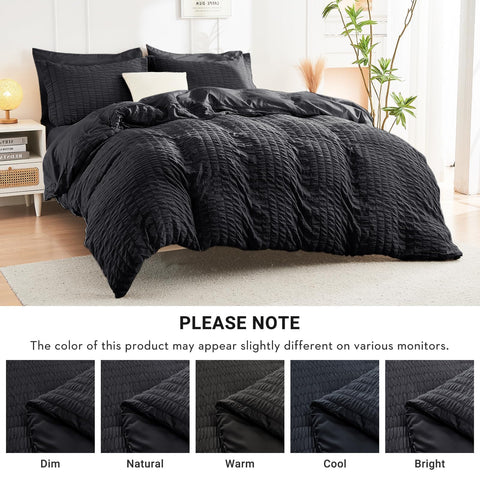 HYMOKEGE comforter measures 98 by 98 inches on the bed