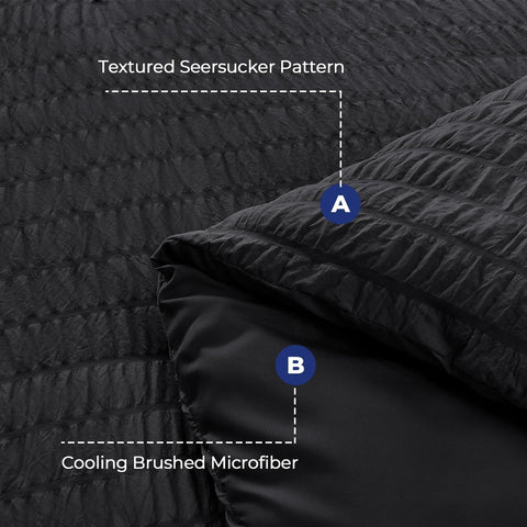 HYMOKEGE deep-pocket fitted sheet fits 12–15 inch mattresses securely