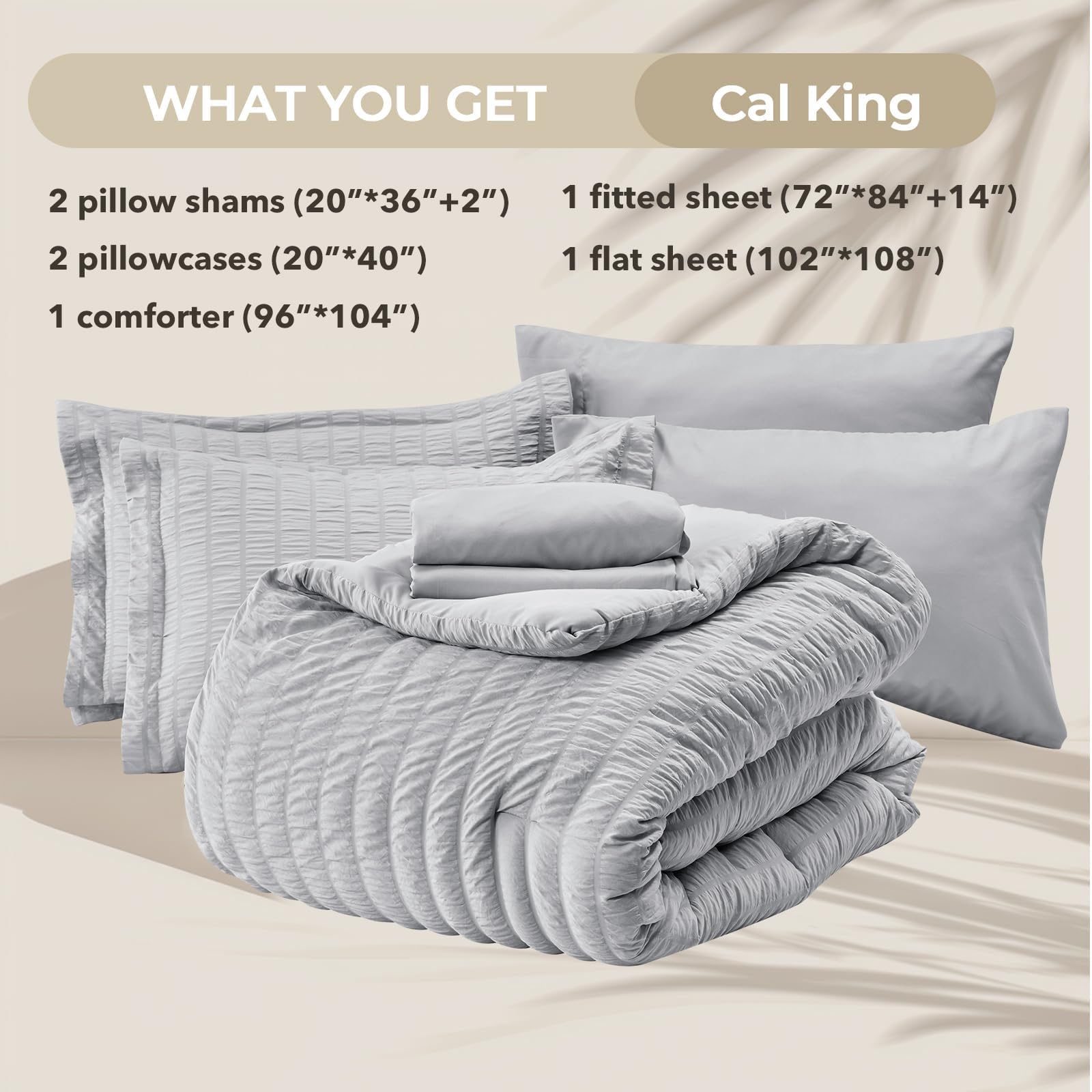 HYMOKEGE fitted sheet with deep pocket ready for 12–15 inch mattresses