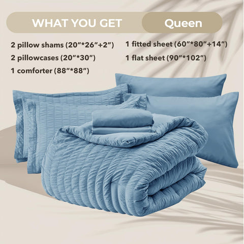 HYMOKEGE Comforter measures 88x88 inches for generous coverage
