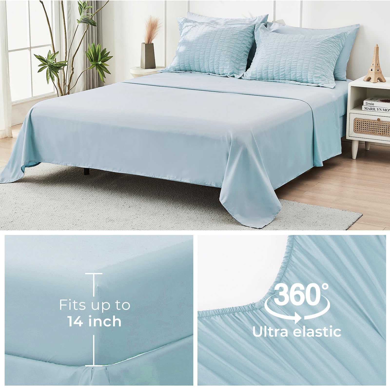 HYMOKEGE Packaging shows vacuum bag for compact storage