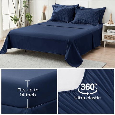 HYMOKEGE pillow shams 20x26 accenting bed styling and comfort
