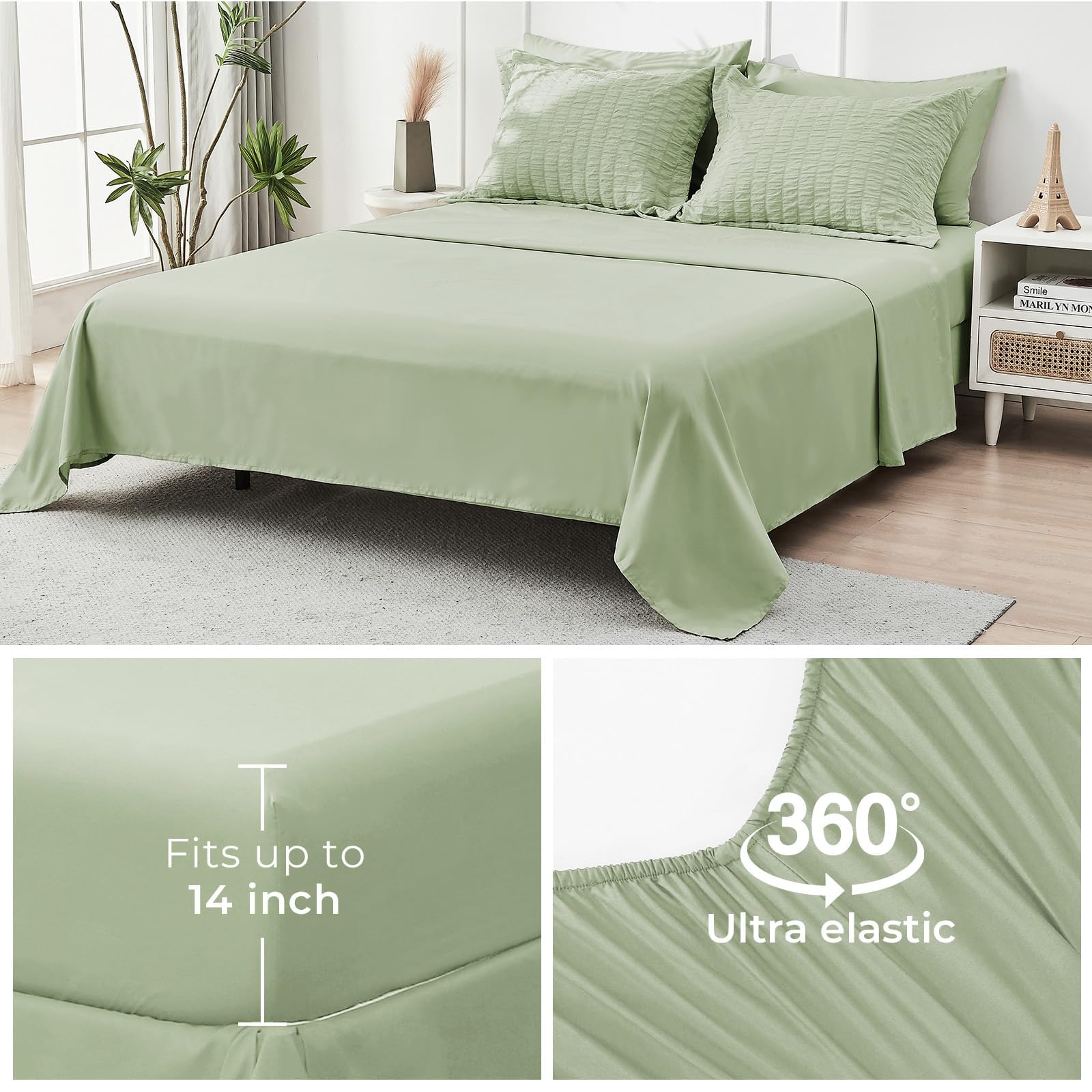 HYMOKEGE pillow shams boost pillow presentation and room elegance