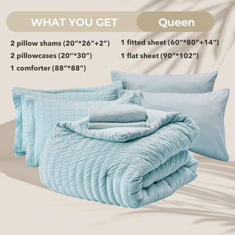 HYMOKEGE Queen pillowcases with soft microfiber feel for restful sleep