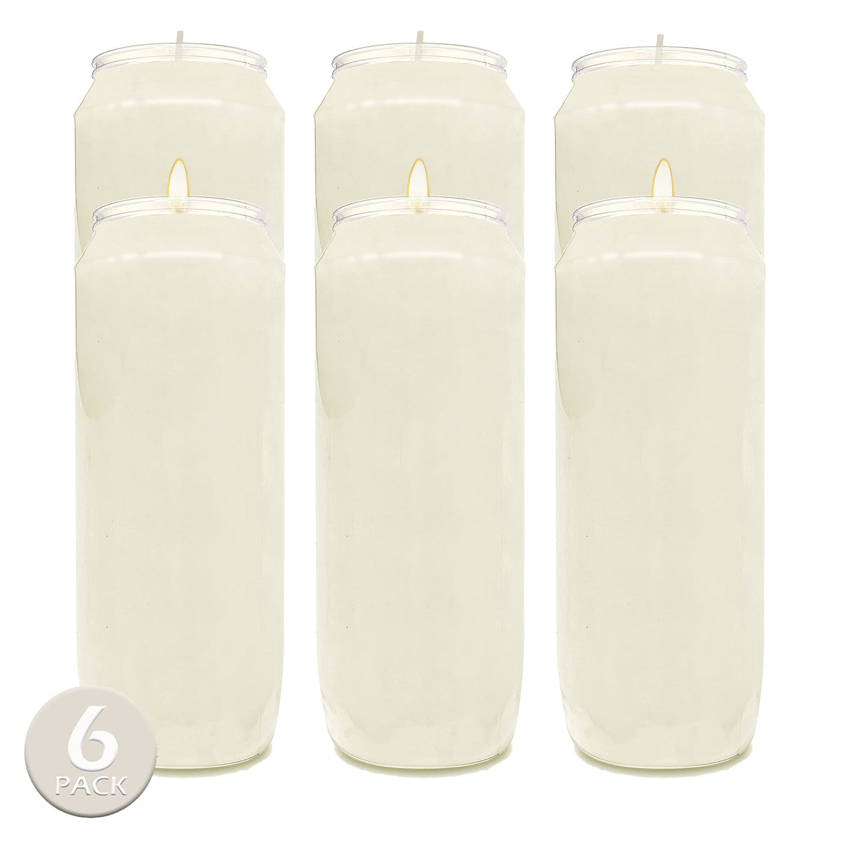 Hyoola 9 Day Prayer Candles—7-inch tall pillar candle in a jar for long, clean burn.