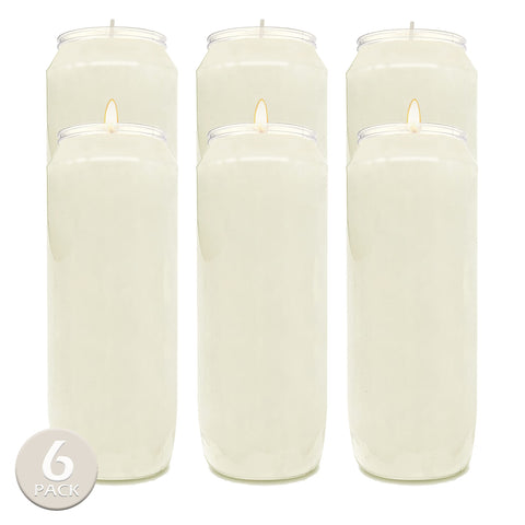 Hyoola 9 Day Prayer Candles—7-inch tall pillar candle in a jar for long, clean burn.