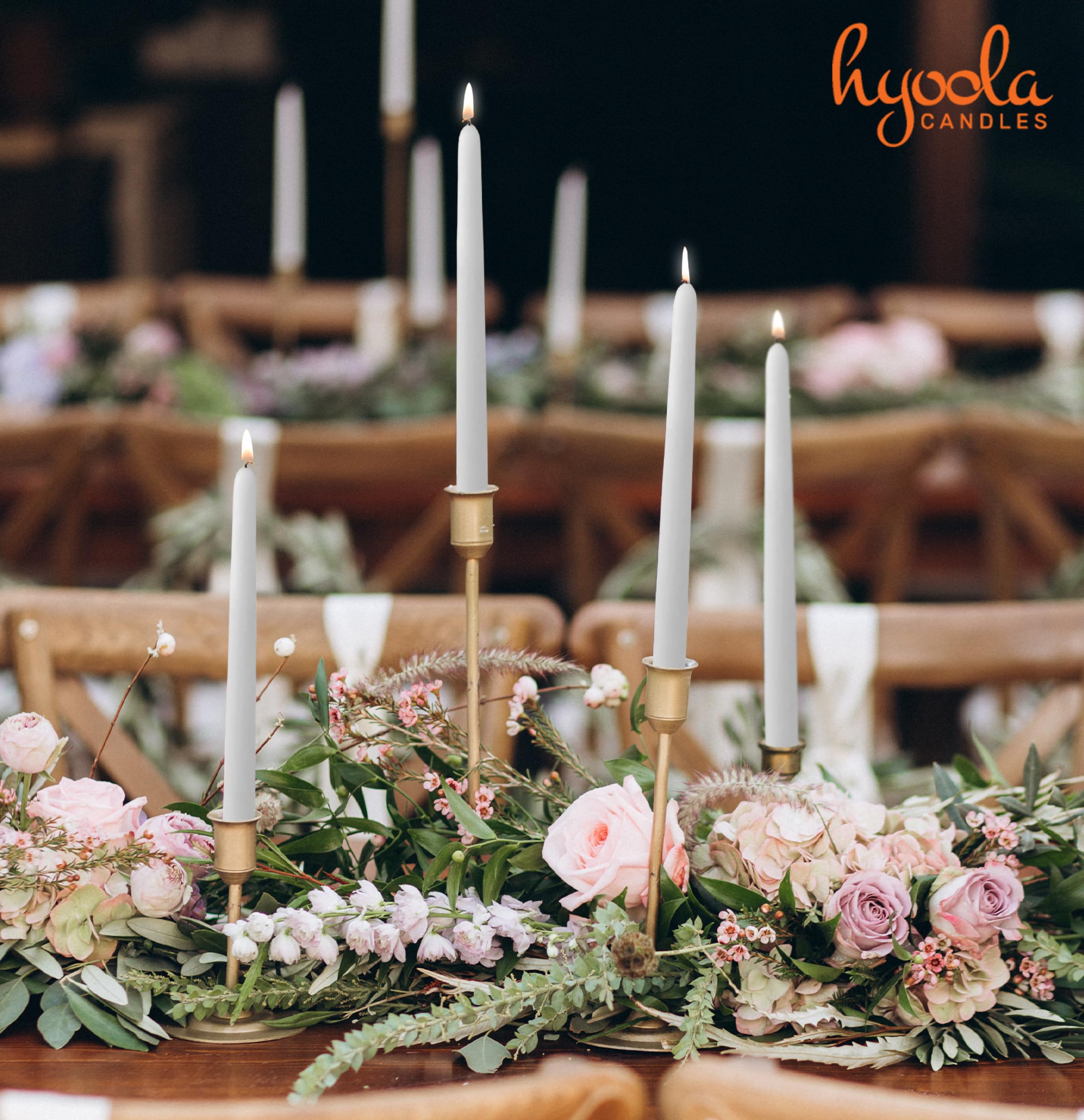 Hyoola aroma-free Shabbat candles provide versatile, scent-free ambience.