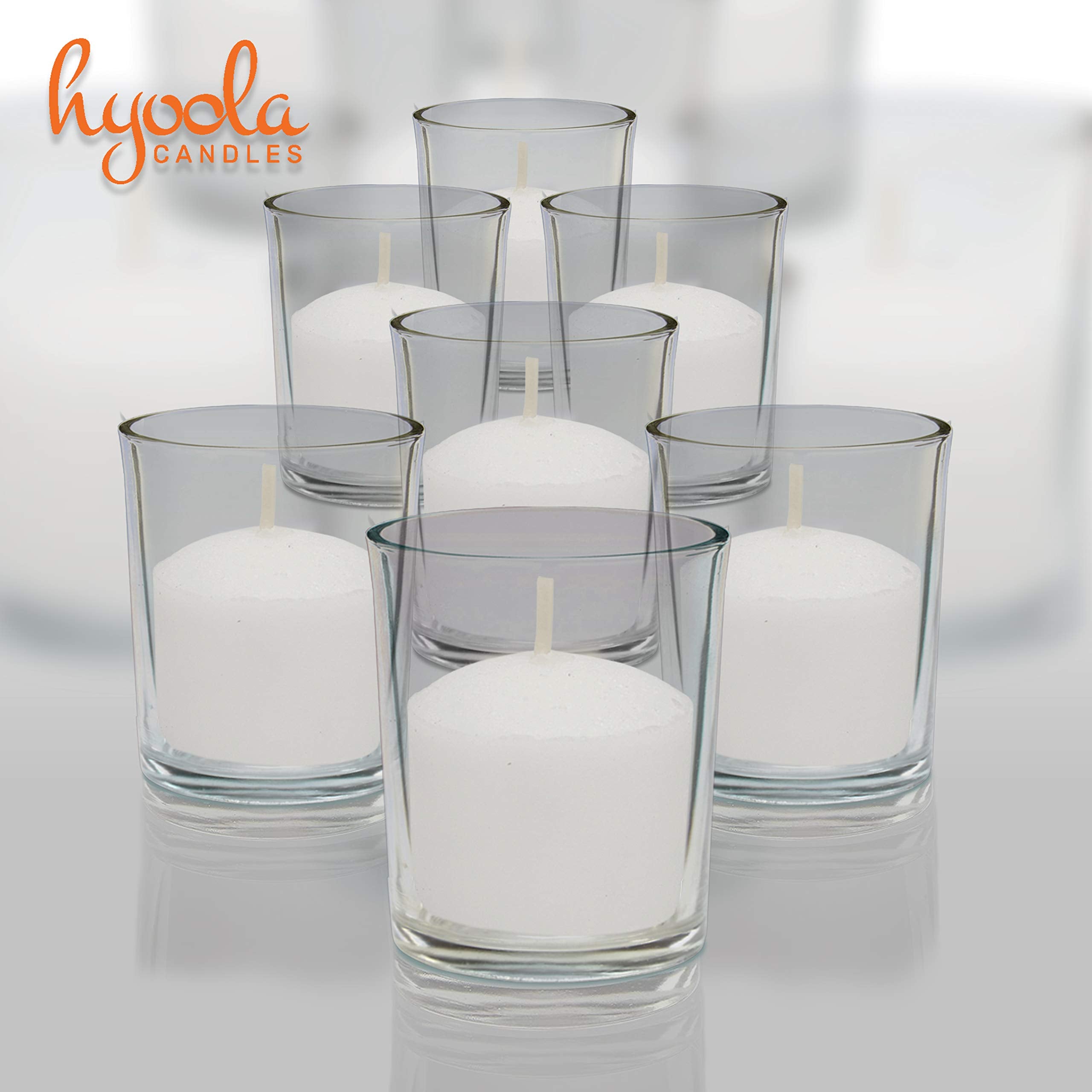 European-made Hyoola votive candles indicate premium quality