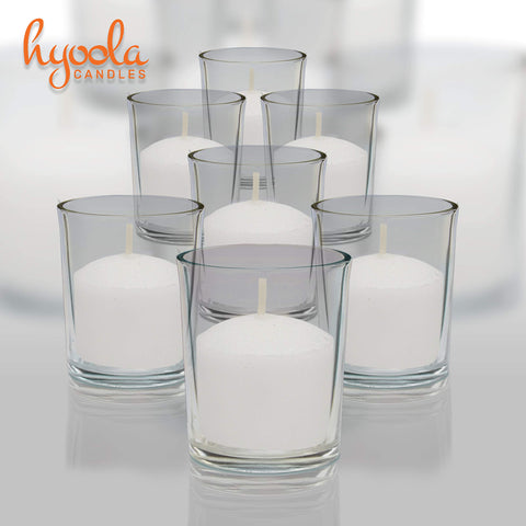 European-made Hyoola votive candles indicate premium quality