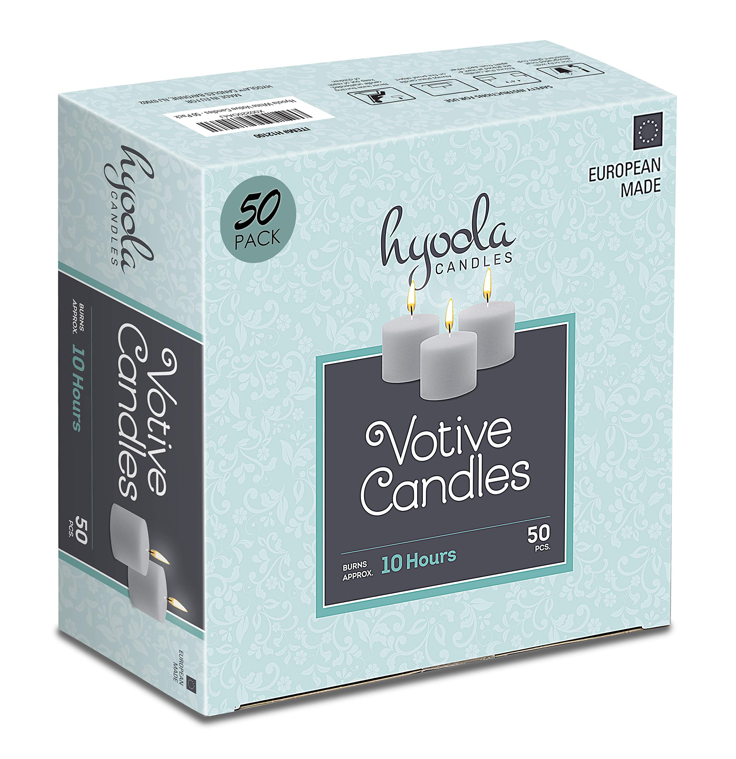 Cotton-wick Hyoola votives offer safe, lead-free use at ceremonies