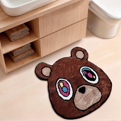 HYPEECE Graduation Bear Rug with wall-tapestry style for wall accents