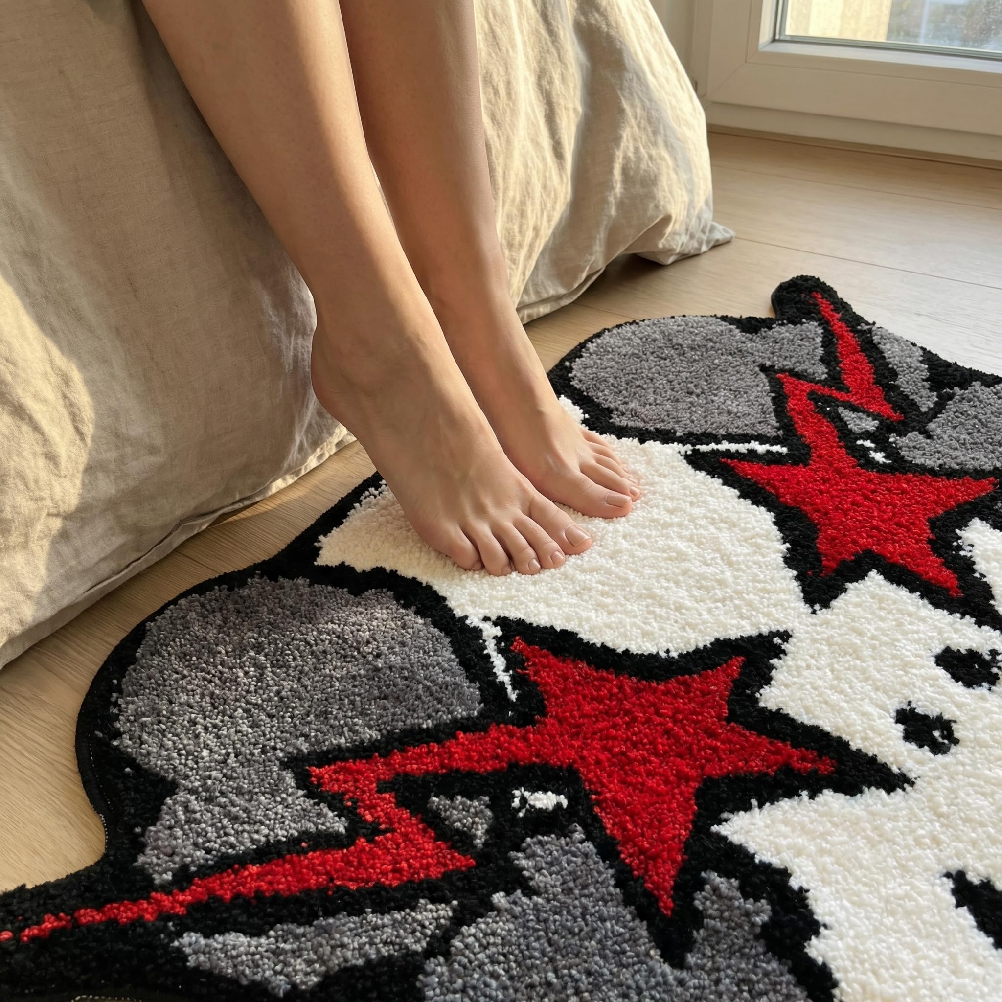 HYPEECE Ka-Ws Style rug color retention after washes
