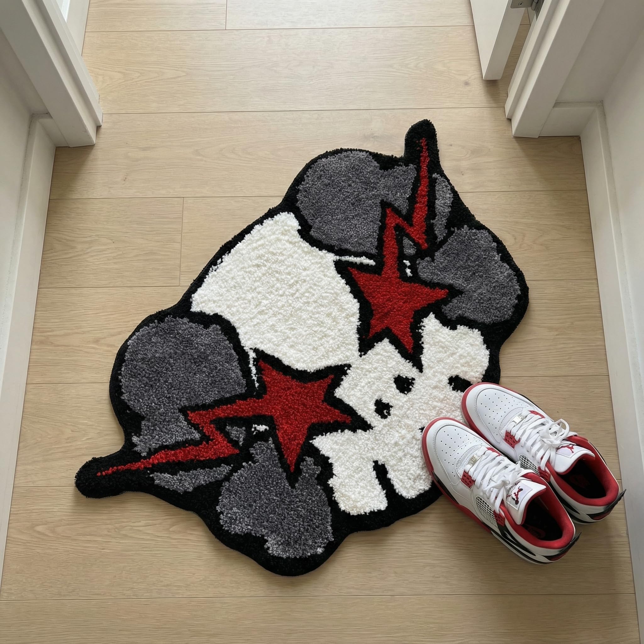 HYPEECE Ka-Ws Style rug brightens teen rooms with playful flair