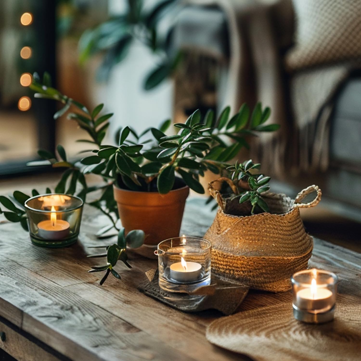 Hypmis metal holder tea lights prevent drips and mess